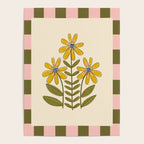Sunflower - Block Print Poster Gallery Image 4