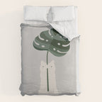 Cat and Plant 58 Duvet Cover Gallery Image 6