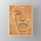 Abstract Face 6 Mini Art Print Gallery Image 1