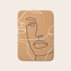 Abstract Face 6 Bath Mat Gallery Image 1