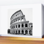 Colosseum Rome Black and White Wall Mural Gallery Image 2