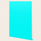 Neon Aqua Blue Bright Electric Fluorescent Color Wallpaper Gallery Image 2