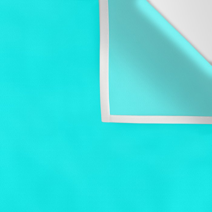 Neon Aqua Blue Bright Electric Fluorescent Color Wall Tapestry Gallery Image 3