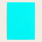 Neon Aqua Blue Bright Electric Fluorescent Color Poster Gallery Image 4
