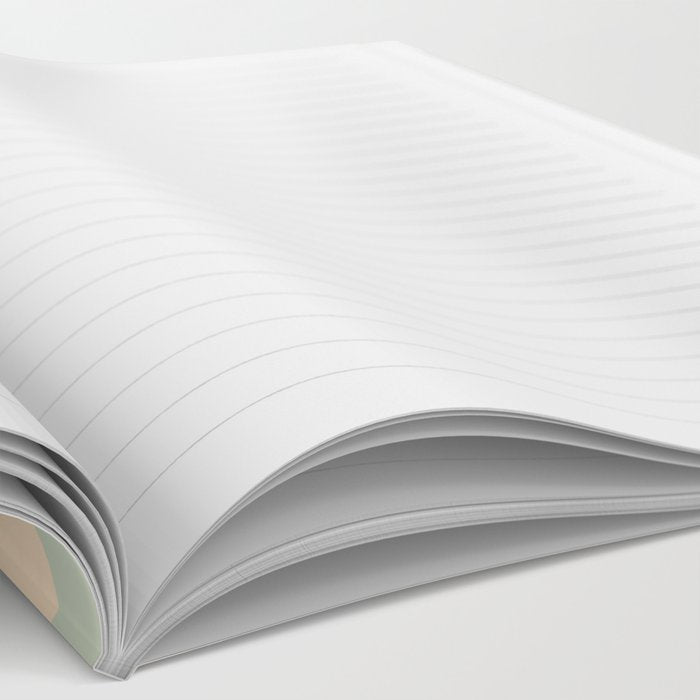 Abstract Color Waves - Neutral Pastel Notebook Gallery Image 2