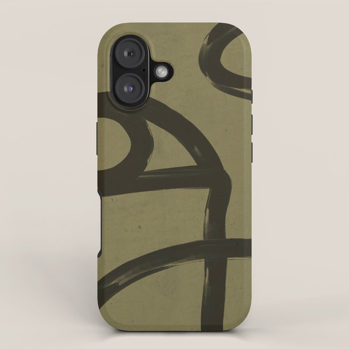 Abstract Line Art Eye 2 iPhone Case Gallery Image 1