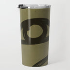 Abstract Line Art Eye 2 Travel Mug Gallery Image 3