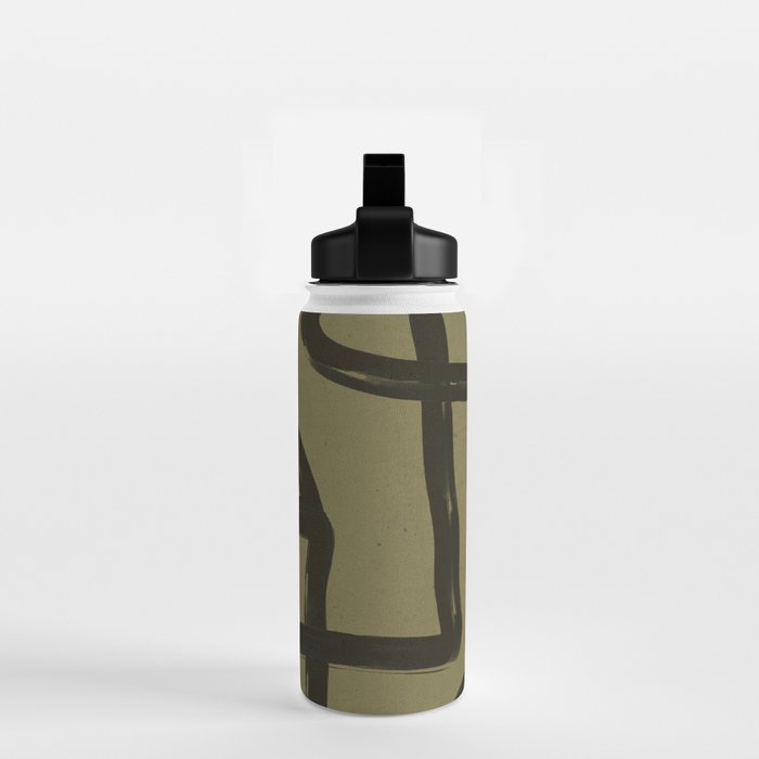 Abstract Line Art Eye 2 Water Bottle Gallery Image 2