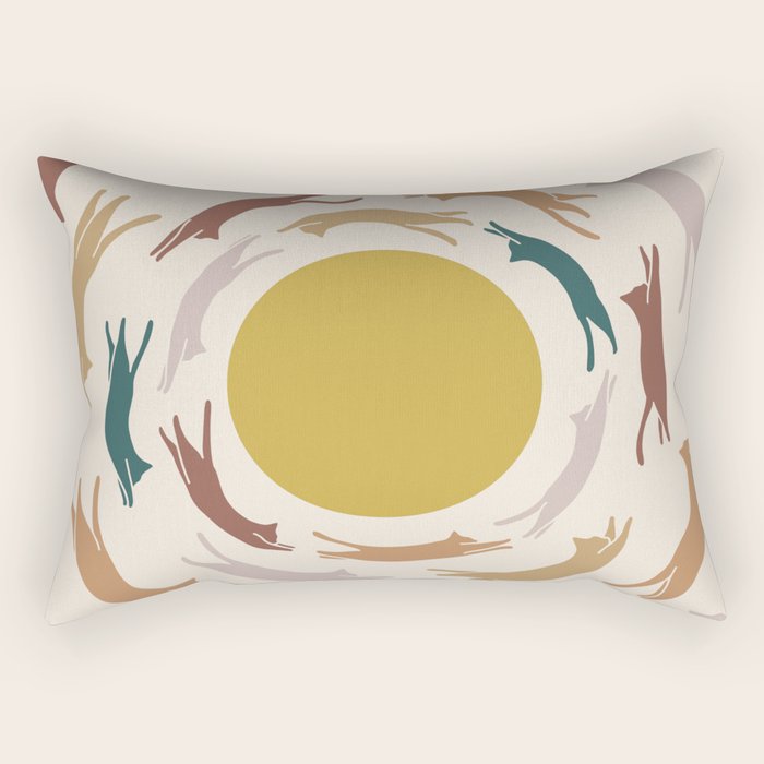 Cat Landscape 166 Rectangular Pillow Gallery Image 1