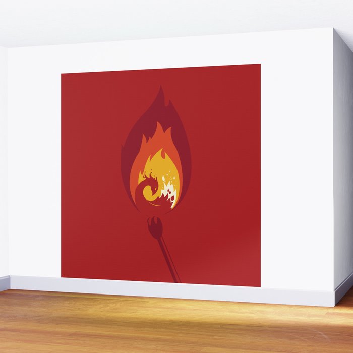 Phoenix Wall Mural Gallery Image 2