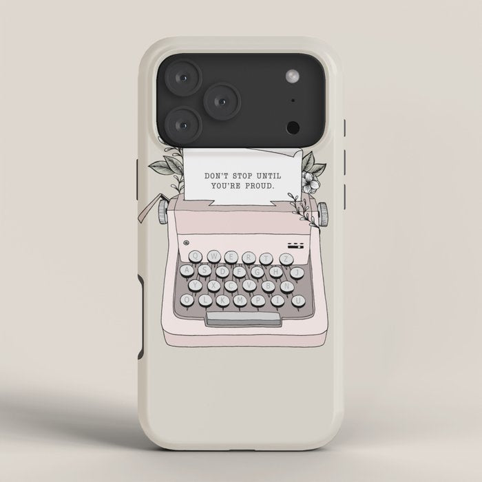 Don't Stop iPhone Case