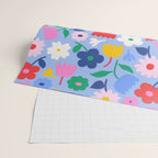 Floral Medley - sky Wrapping Paper Gallery Image 2