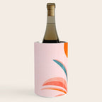 Sun Worship Colorful Plant Illustration Wine Chiller Gallery Image 2