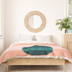 Sun Worship Colorful Plant Illustration Duvet Cover Gallery Image 3