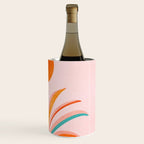 Sun Worship Colorful Plant Illustration Wine Chiller Gallery Image 3
