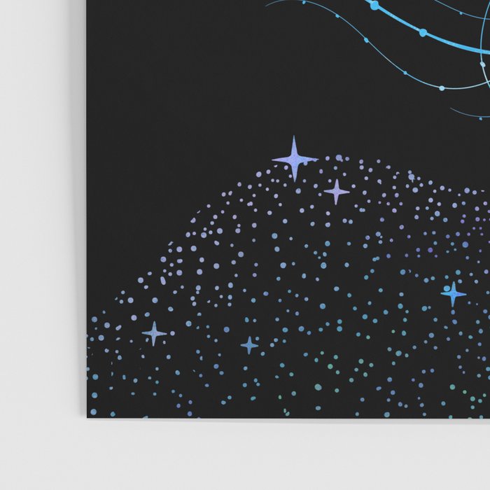 Starry jellyfish - Colored Poster Gallery Image 3