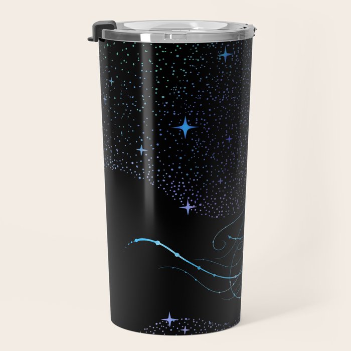 Starry jellyfish - Colored Travel Mug Gallery Image 3
