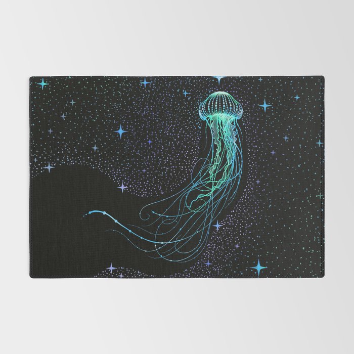 Starry jellyfish - Colored Rug Gallery Image 2