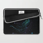 Starry jellyfish - Colored Laptop Sleeve Gallery Image 2