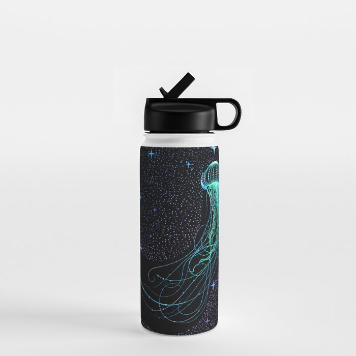 Starry jellyfish - Colored Water Bottle Gallery Image 1