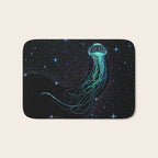 Starry jellyfish - Colored Bath Mat Gallery Image 1
