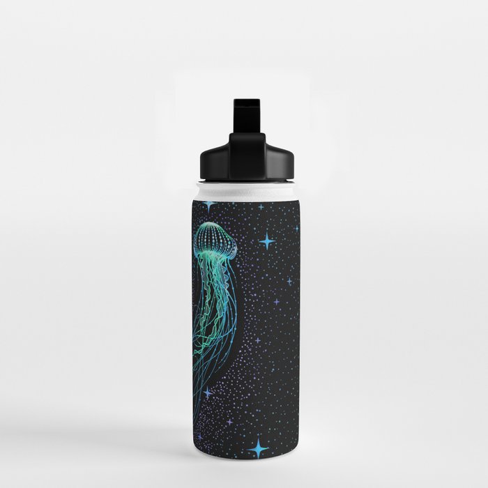 Starry jellyfish - Colored Water Bottle Gallery Image 2