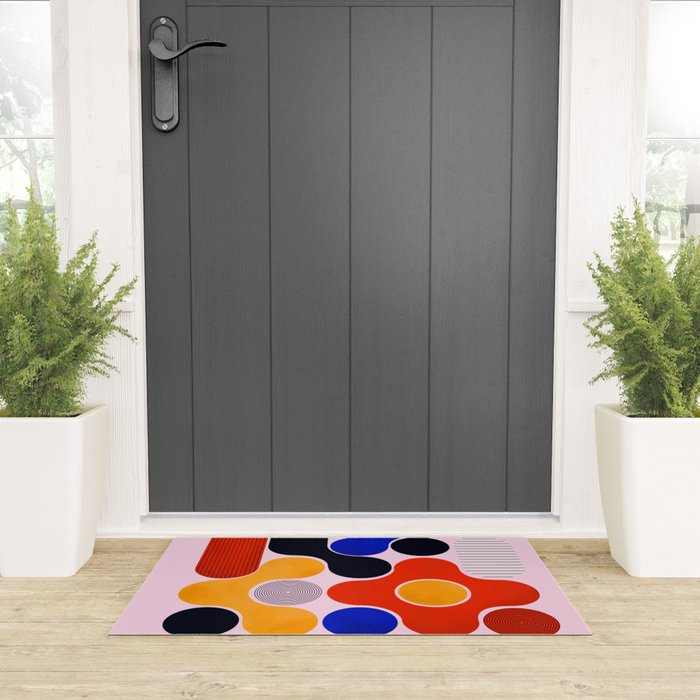 Mid-century no5 Welcome Mat Gallery Image 3
