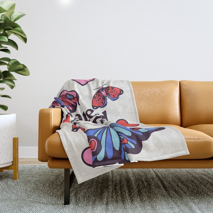 HERE & NOW Throw Blanket Gallery Image 1