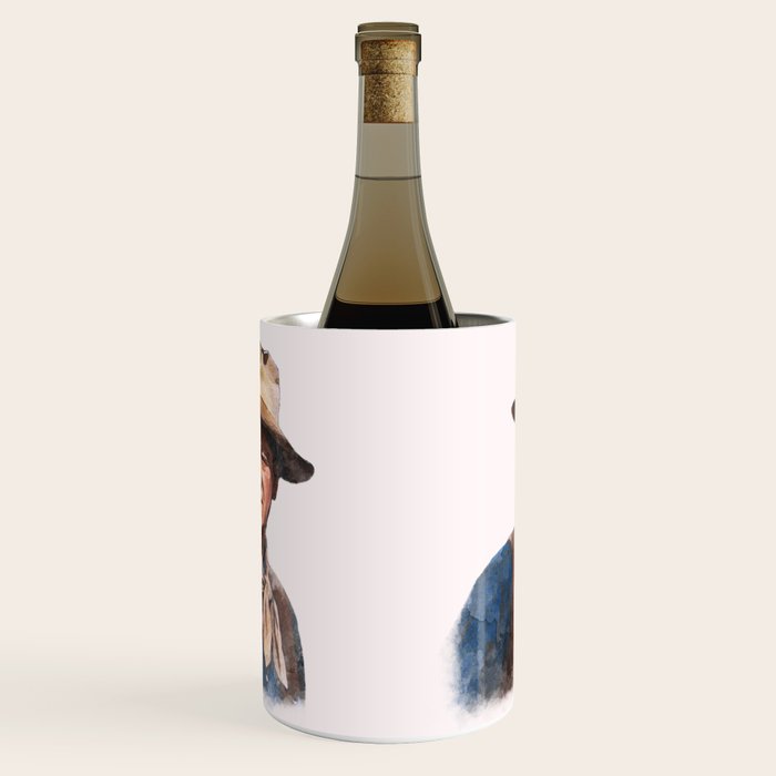 John Wayne - The Duke - Watercolor Wine Chiller Gallery Image 1