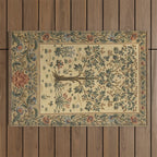 Woodland Tree of Life by William Morris Outdoor Rug Gallery Image 1