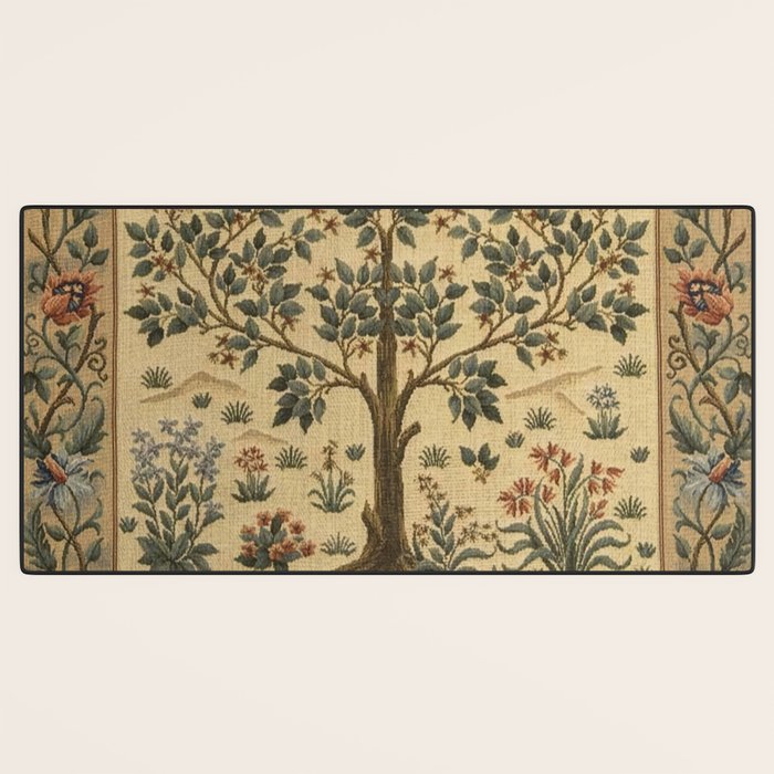 Woodland Tree of Life by William Morris Desk Mat Gallery Image 3