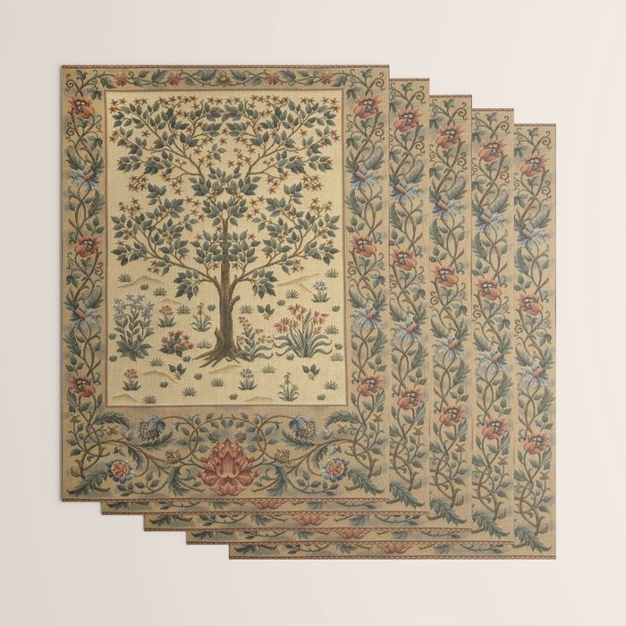 Woodland Tree of Life by William Morris Wrapping Paper Gallery Image 3