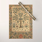 Woodland Tree of Life by William Morris Wrapping Paper Gallery Image 1