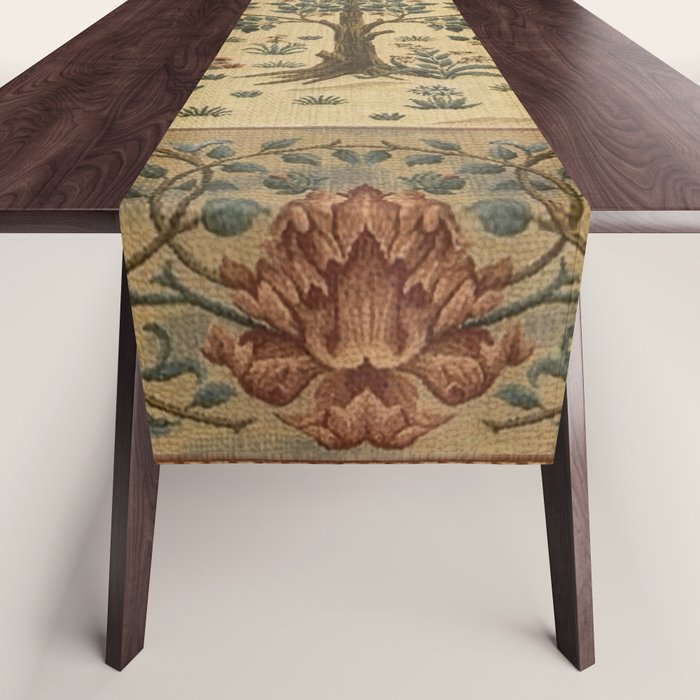 Woodland Tree of Life by William Morris Table Runner Gallery Image 1