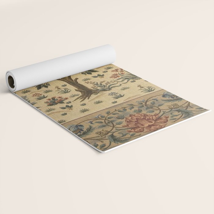 Woodland Tree of Life by William Morris Yoga Mat Gallery Image 2