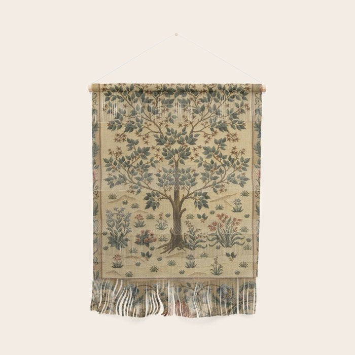 Woodland Tree of Life by William Morris Wall Hanging Gallery Image 1