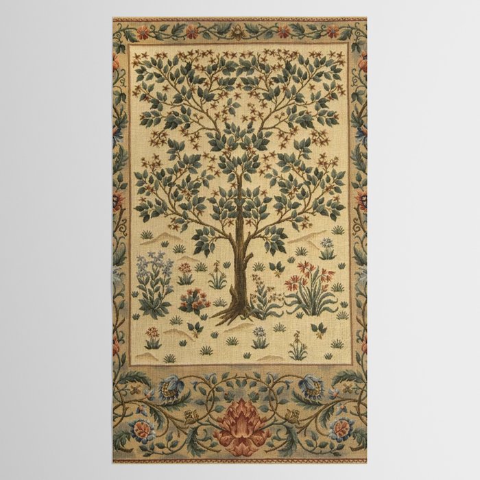 Woodland Tree of Life by William Morris Tablecloth Gallery Image 2
