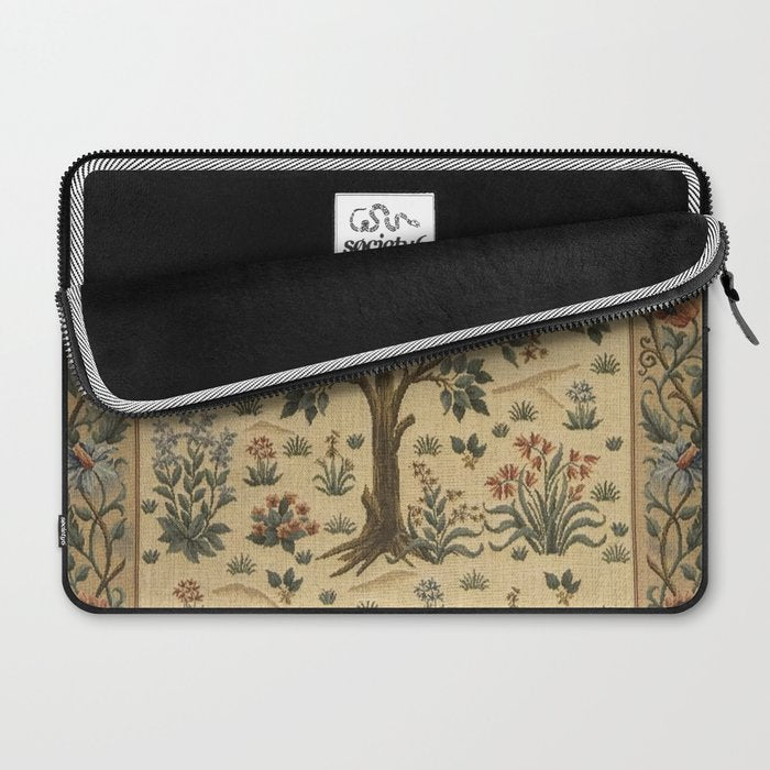 Woodland Tree of Life by William Morris Laptop Sleeve Gallery Image 2