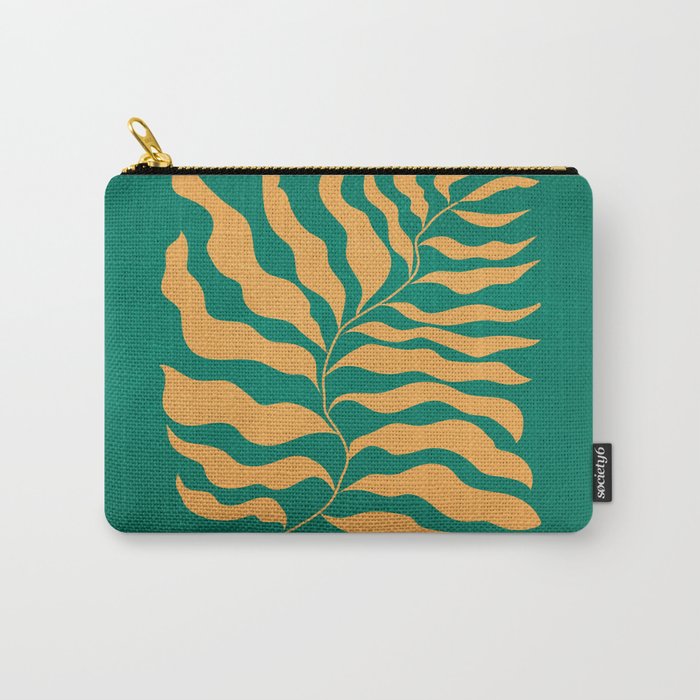 JAZZ FERNS 02 | Tropical Green & Casablanca Matisse Edition Carry All Pouch Gallery Image 1