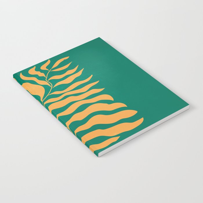 JAZZ FERNS 02 | Tropical Green & Casablanca Matisse Edition Notebook Gallery Image 2