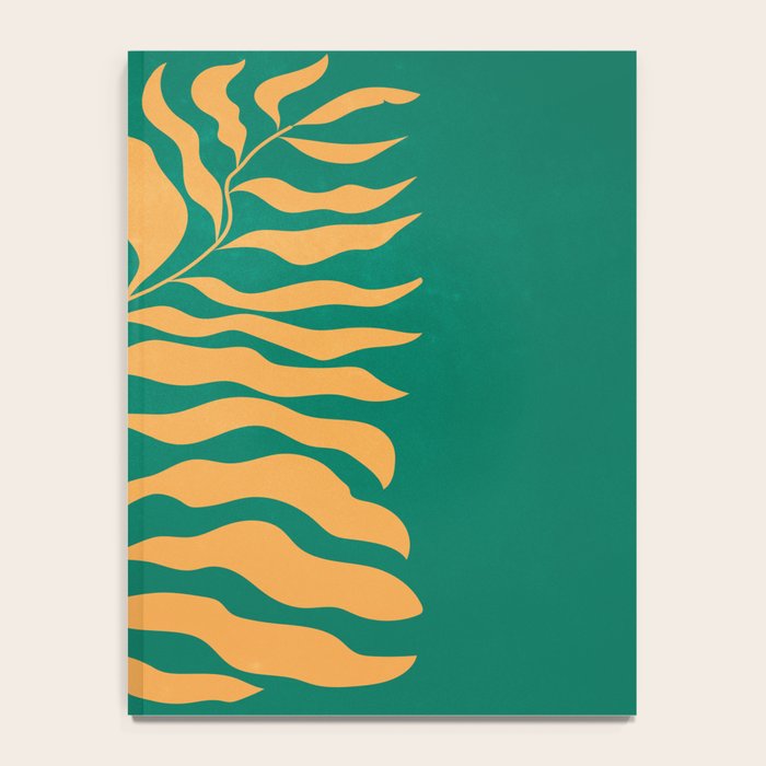 JAZZ FERNS 02 | Tropical Green & Casablanca Matisse Edition Notebook Gallery Image 4