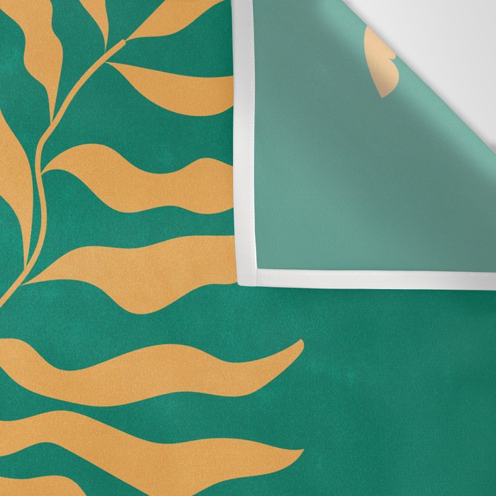 JAZZ FERNS 02 | Tropical Green & Casablanca Matisse Edition Wall Tapestry Gallery Image 3