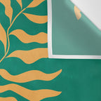 JAZZ FERNS 02 | Tropical Green & Casablanca Matisse Edition Wall Tapestry Gallery Image 3