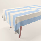 Strippy - Baby Blue Tablecloth Gallery Image 1