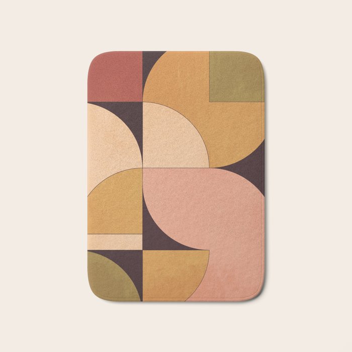 Geometric Shapes 247 Bath Mat Gallery Image 1