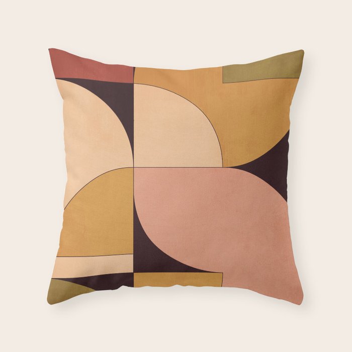 Geometric Shapes 247 Throw Pillow Gallery Image 6