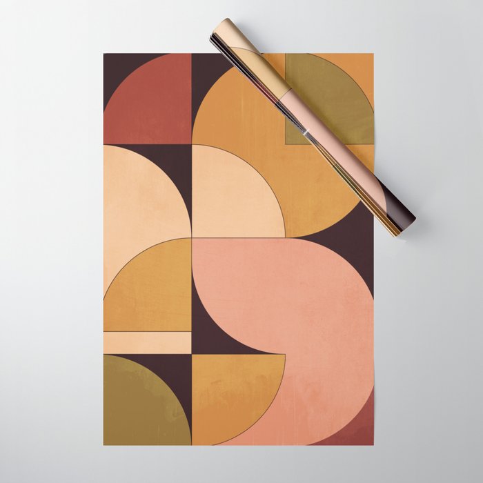 Geometric Shapes 247 Wrapping Paper Gallery Image 1