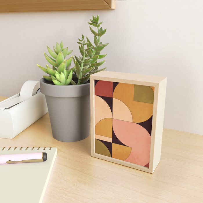 Geometric Shapes 247 Mini Art Print Gallery Image 2