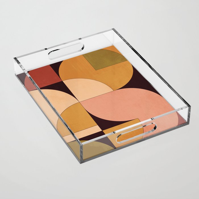 Geometric Shapes 247 Acrylic Tray Gallery Image 1
