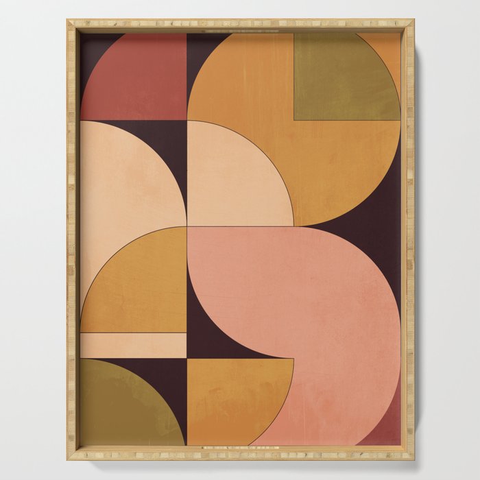 Geometric Shapes 247 Serving Tray Gallery Image 1